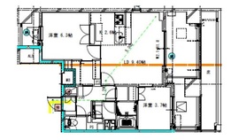 レジディア新御徒町2 907 間取り図