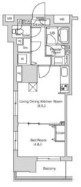 エミリブ鷺ノ宮 210 間取り図