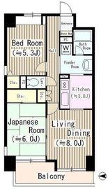 グリーンコート 701 間取り図