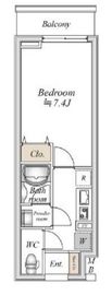 Bandoubashi Rental Apartment 704 間取り図