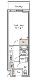 Bandoubashi Rental Apartment 303 間取り図