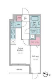 ドゥーエ梅屋敷 309 間取り図