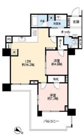 アトラスタワー小石川 11階 間取り図