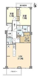 PATH世田谷下馬 2階 間取り図
