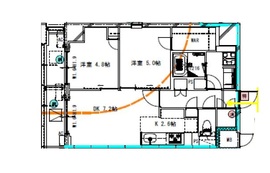 レジディア新御徒町2 908 間取り図