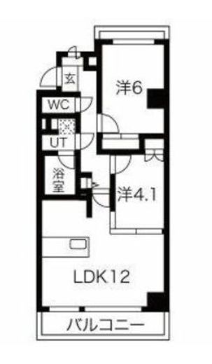 エルフォルテ東日暮里 312 間取り図