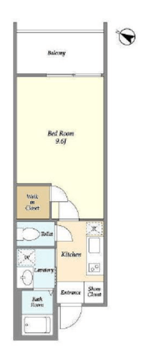 コンフォリア中落合 313 間取り図