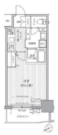 ダイイチフレア川崎 1306 間取り図