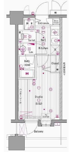 グランド・ガーラ横濱元町 11階 間取り図