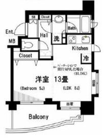 アビテ四谷三丁目 4階 間取り図