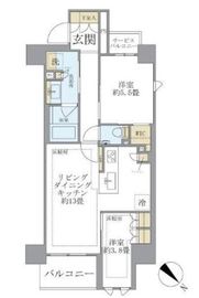 ブリリア月島四丁目 3階 間取り図