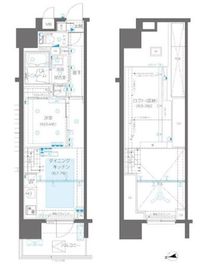 ZOOM新宿御苑前 14階 間取り図