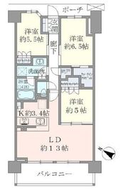ブリリアシティ石神井台 5階 間取り図