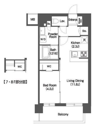 アビティ宮前平 708 間取り図