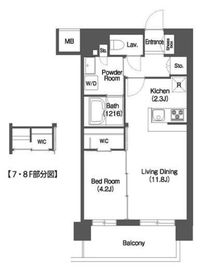 アビティ宮前平 708 間取り図