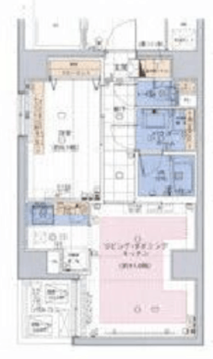 パークヴィスタ日本橋浜町 9階 間取り図