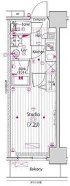 グランド・ガーラ横浜新子安 5階 間取り図