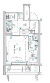 ラフィスタ元町Ⅰ 305 間取り図