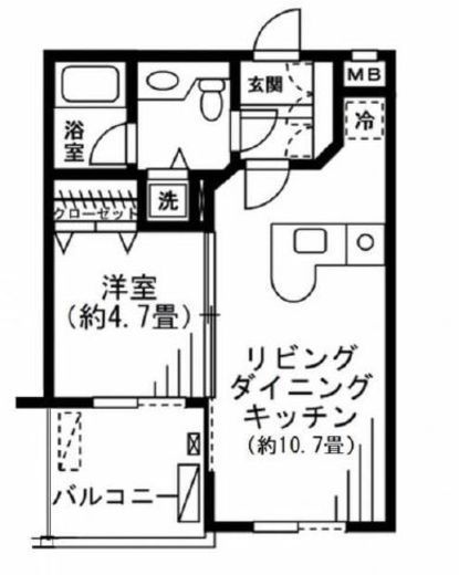 LANAI CLASSICO (ラナイクラシコ) 304 間取り図