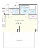 ROOTs Shibuya Honmachi (ルーツ渋谷本町) 601 間取り図