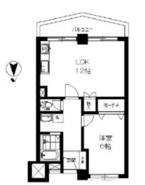 マンションニュー恵比寿 3階 間取り図