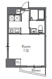 Totsu Residence Shiba (東通レジデンス芝) 405 間取り図