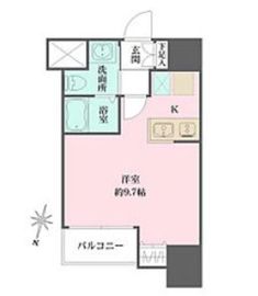 ラヴィーナ横浜 502 間取り図