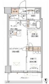 プライムネクサス大森北 634 間取り図