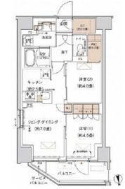 プライムネクサス大森北 640 間取り図