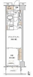 プライムネクサス大森北 107 間取り図