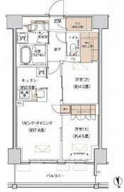 プライムネクサス大森北 622 間取り図