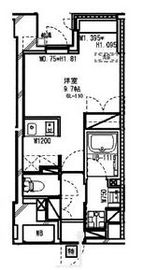 レジディア高円寺 101 間取り図