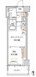 プライムネクサス大森北 625 間取り図