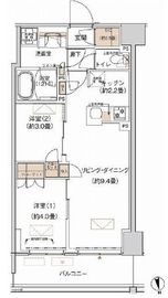 プライムネクサス大森北 626 間取り図