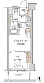 プライムネクサス大森北 637 間取り図