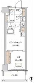 プライムネクサス大森北 636 間取り図