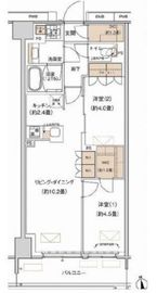 プライムネクサス大森北 112 間取り図