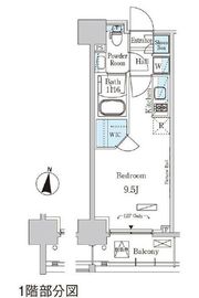 パークアクシス森下 704 間取り図