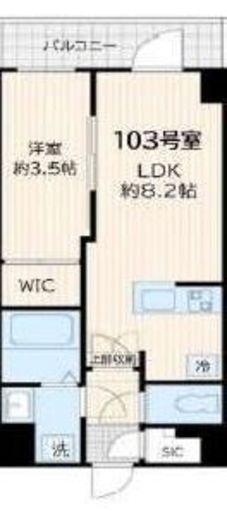 (仮称)アルカンシエル新宿大京町 103 間取り図