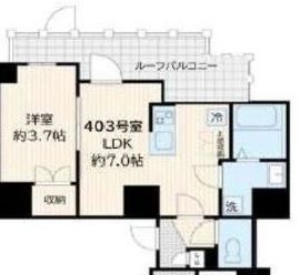 (仮称)アルカンシエル新宿大京町 403 間取り図