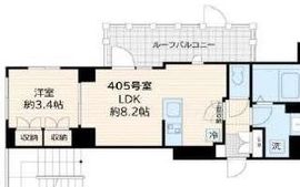 (仮称)アルカンシエル新宿大京町 405 間取り図