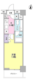 ディアレンス池上南WEST 103 間取り図