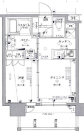 グローベルザ・フォートシティパークス 4階 間取り図