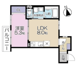 ミュゲ浅草 302 間取り図