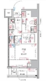 クレヴィスタ横浜関内 10階 間取り図