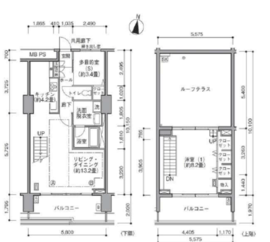 東雲キャナルコートCODAN 17-1118 間取り図