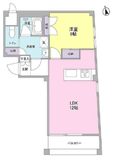 ソヨカゼテラス永福町 201 間取り図