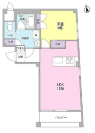 ソヨカゼテラス永福町 201 間取り図