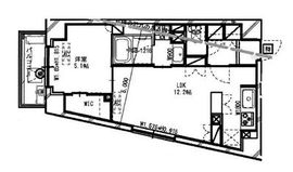 レジディア高円寺 210 間取り図