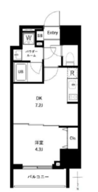 アーバンパーク王子Ⅱ 803 間取り図
